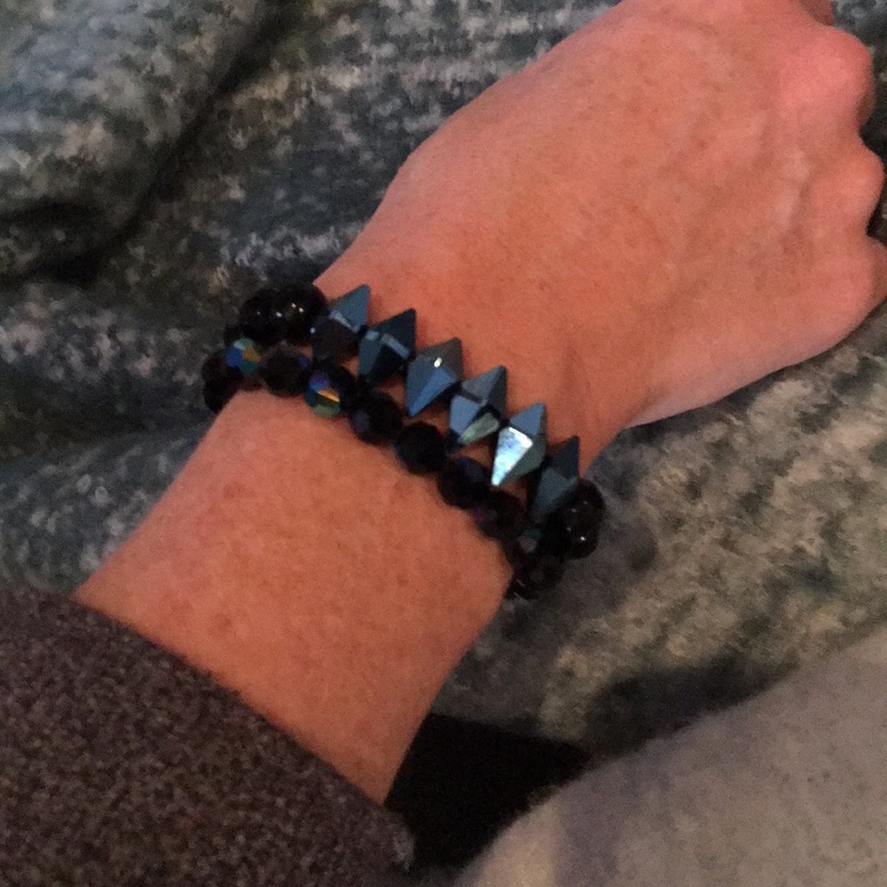 New Swarovski Crystal & Glass bead Bracelets.